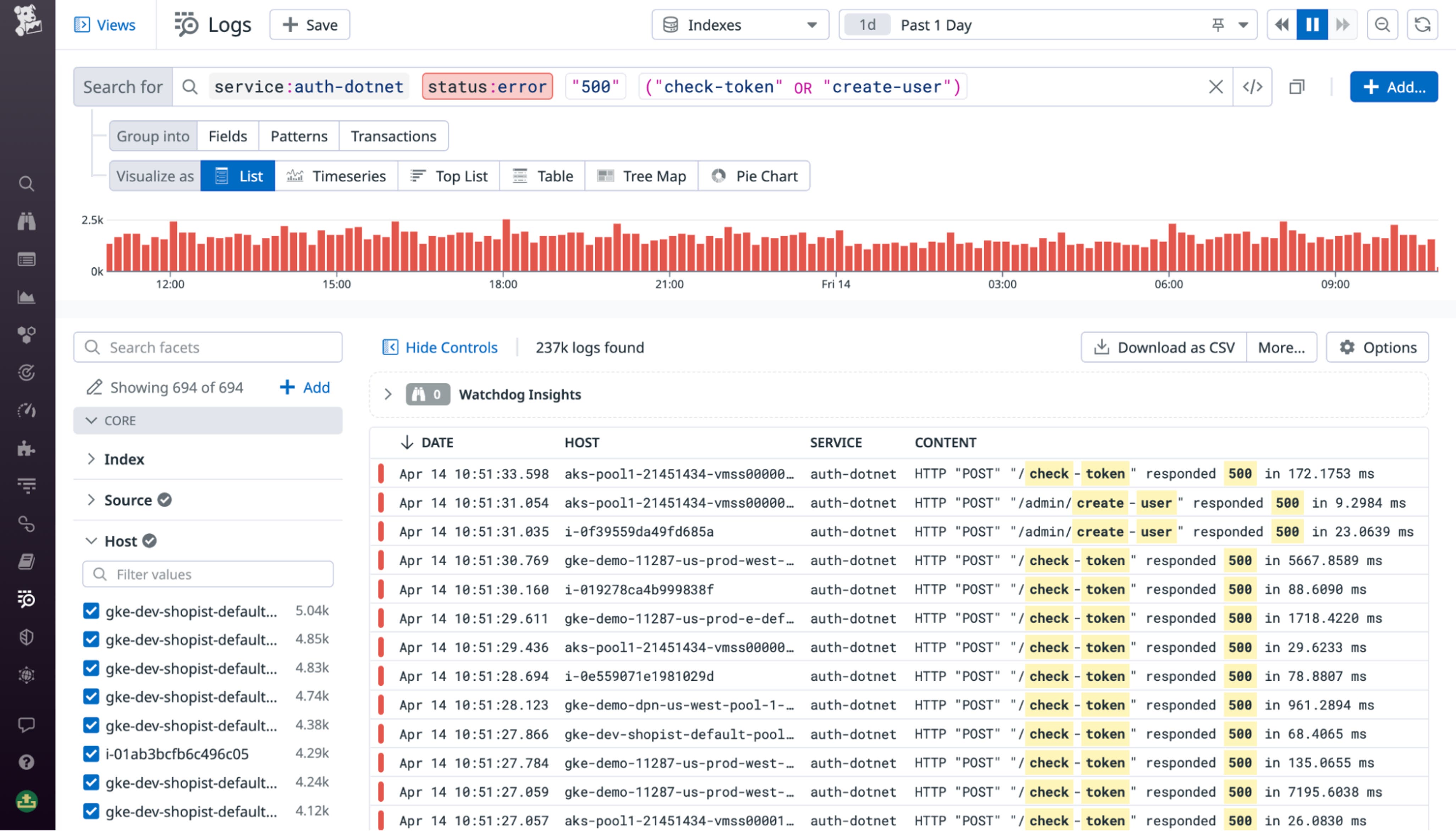 Search your logs efficiently with Datadog Log Management | Datadog