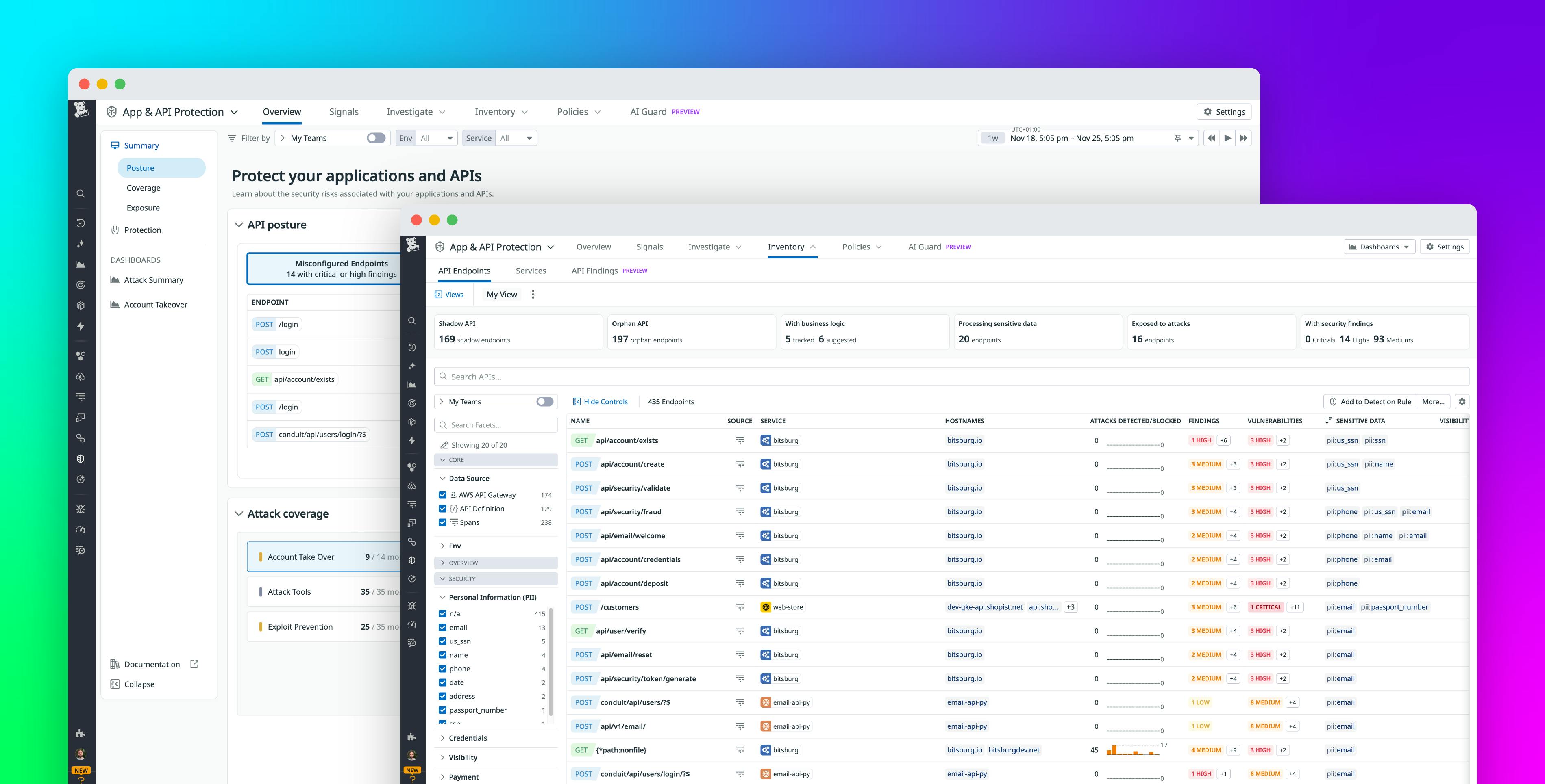 From discovery to defense: Securing APIs with Datadog App and API Protection