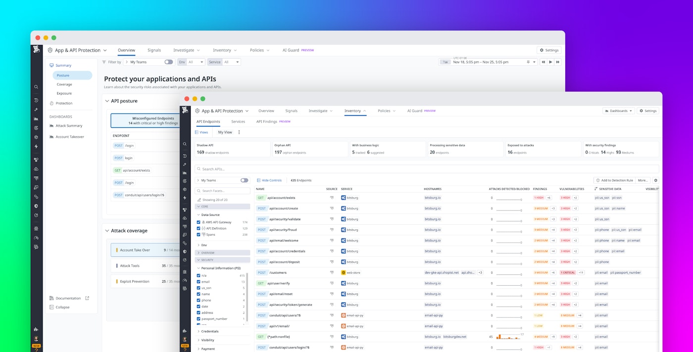 From discovery to defense: Securing APIs with Datadog App and API Protection From discovery to defense: Securing APIs with Datadog App and API Protection