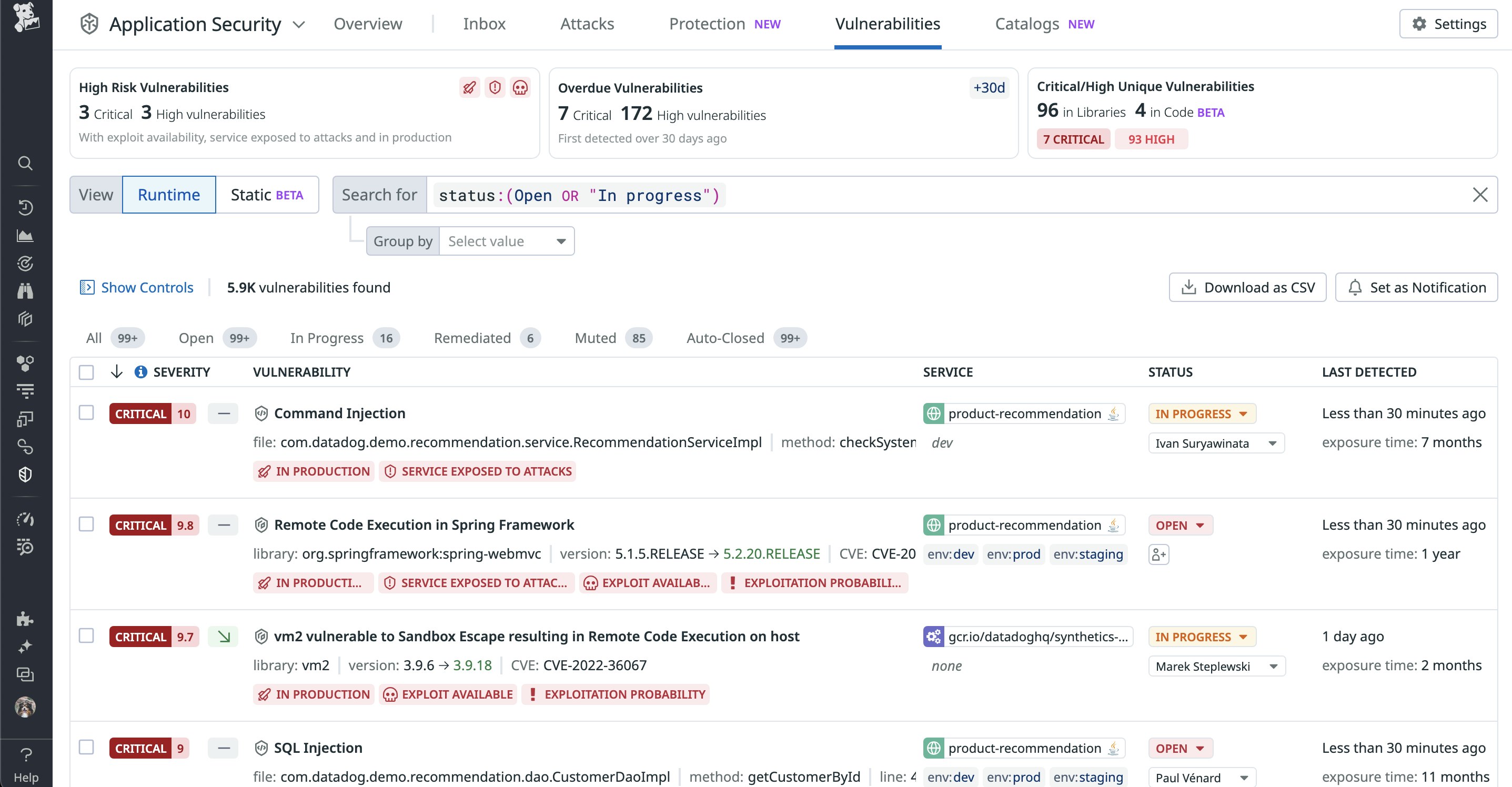 Datadog App and API Protection Datadog App and API Protection