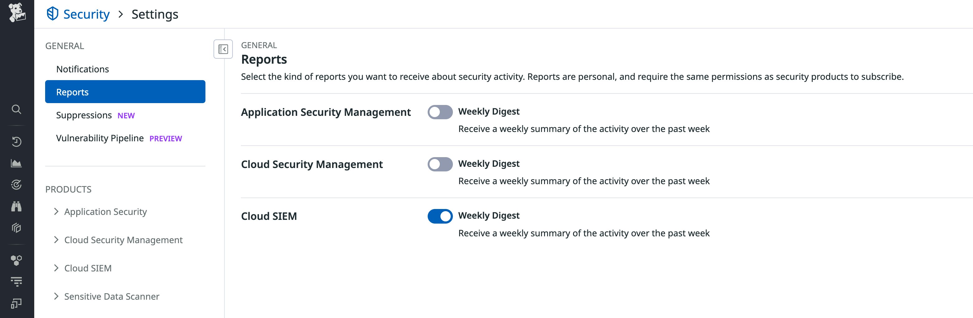 Subscribe to Cloud SIEM reports Subscribe to Cloud SIEM reports