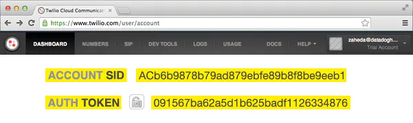 Send Datadog alerts by Twilio SMS with WebHooks