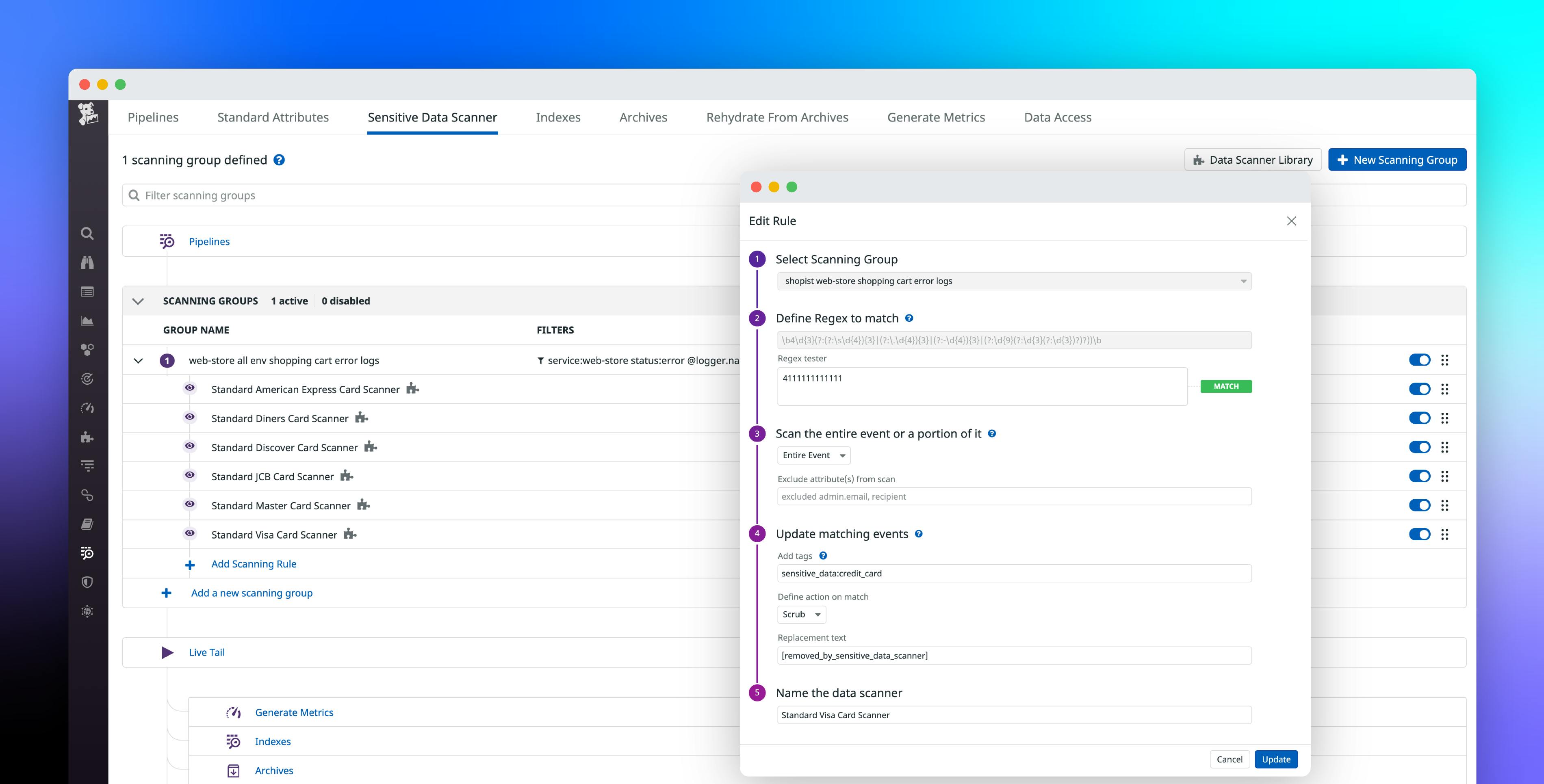 Build a modern data compliance strategy with Datadog's Sensitive Data