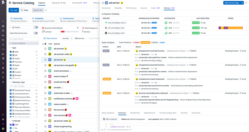 Improve Your Shift-Left Observability With the Datadog Service Catalog ...