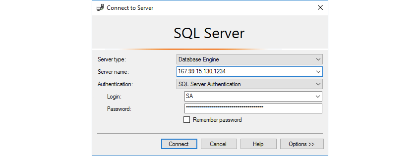 SQL Server monitoring tools: Specifying a remote host in SSMS