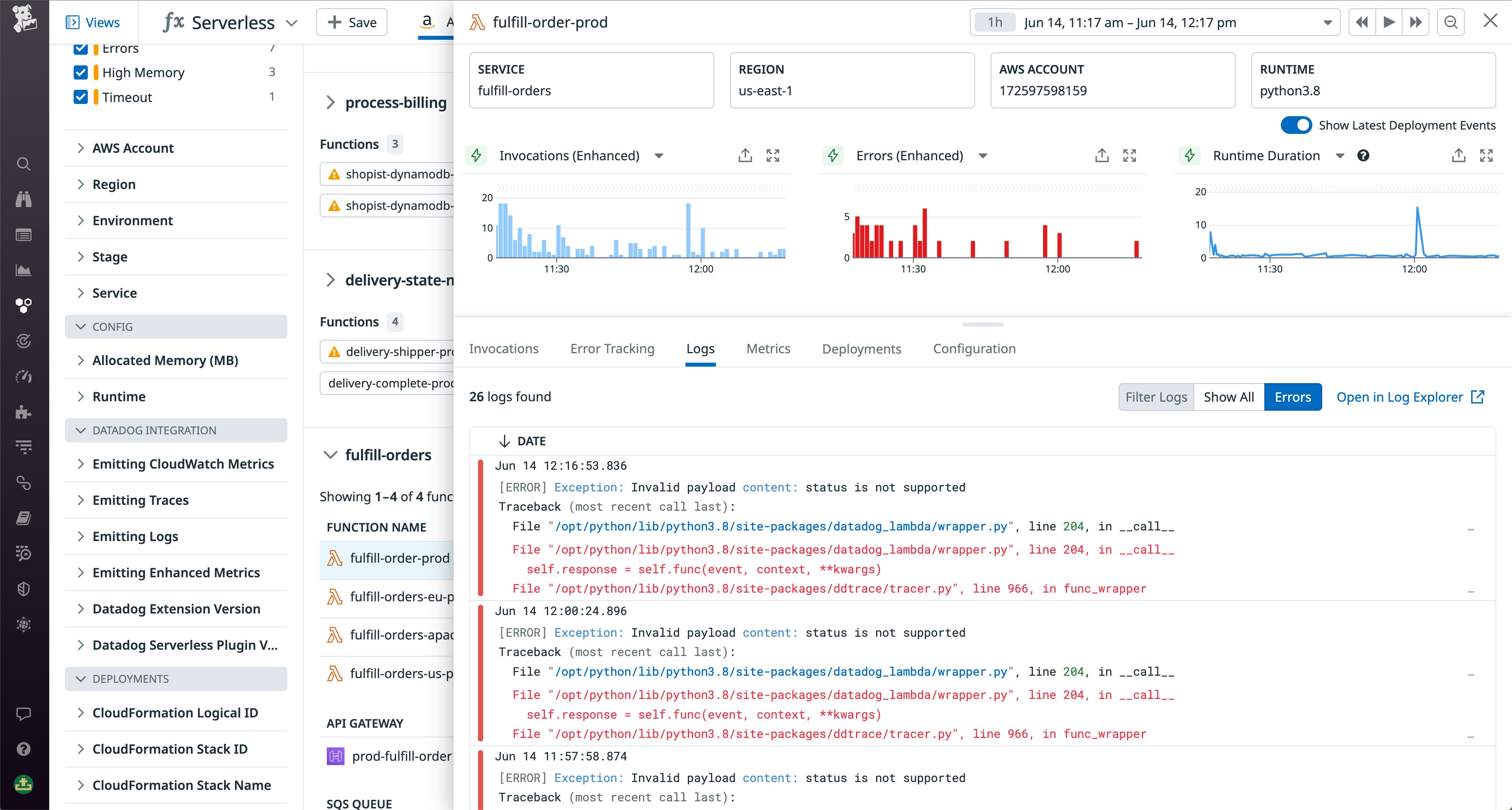 Tracing serverless functions to understand errors and latency Tracing serverless functions to understand errors and latency