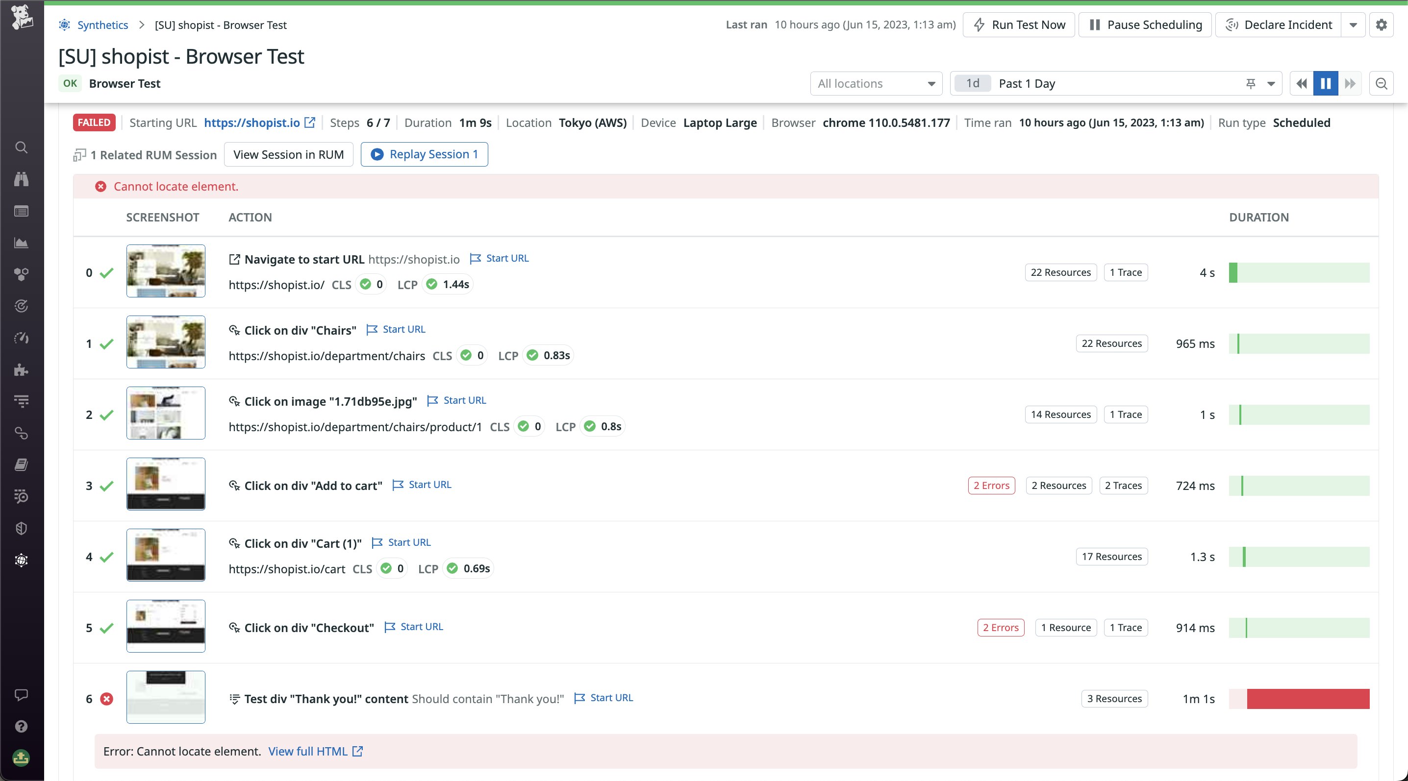 Using a browser test to track page load times and spot runtime errors Using a browser test to track page load times and spot runtime errors