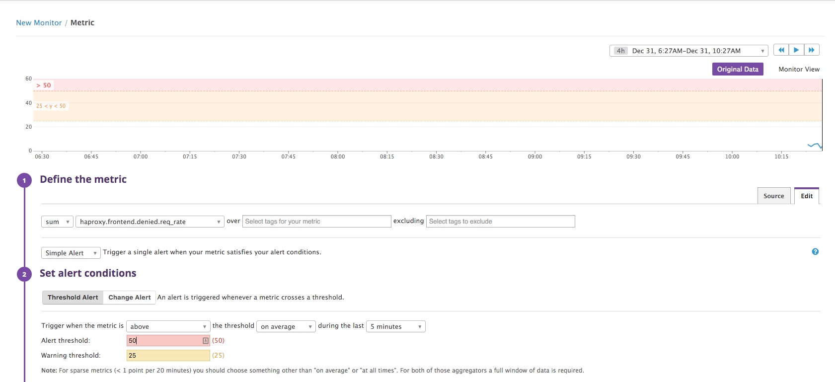Defining tiered alerts Defining tiered alerts