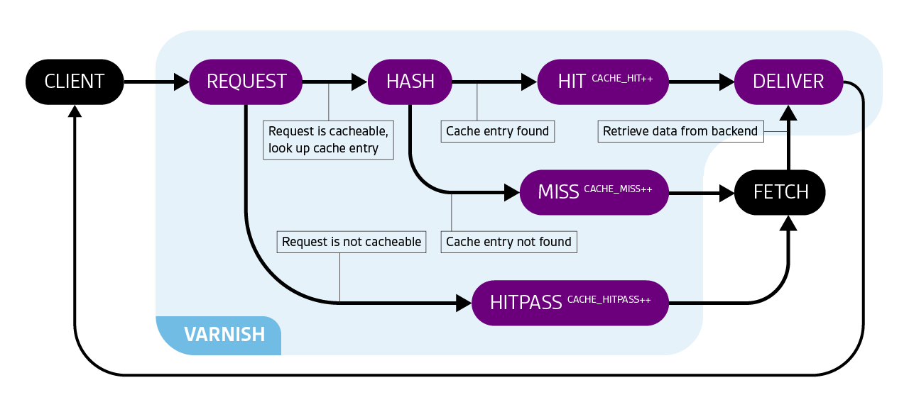 Varnish routes requests