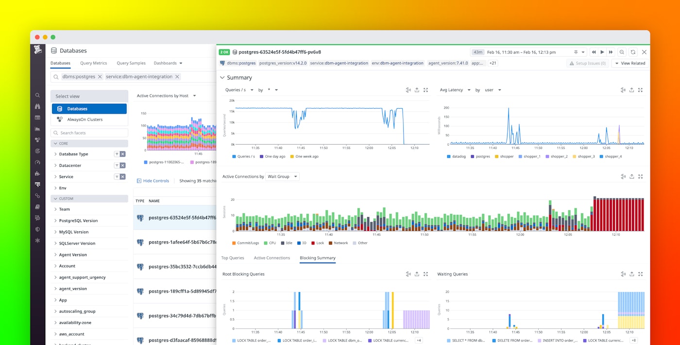 Troubleshoot blocking queries with Datadog Database Monitoring Troubleshoot blocking queries with Datadog Database Monitoring