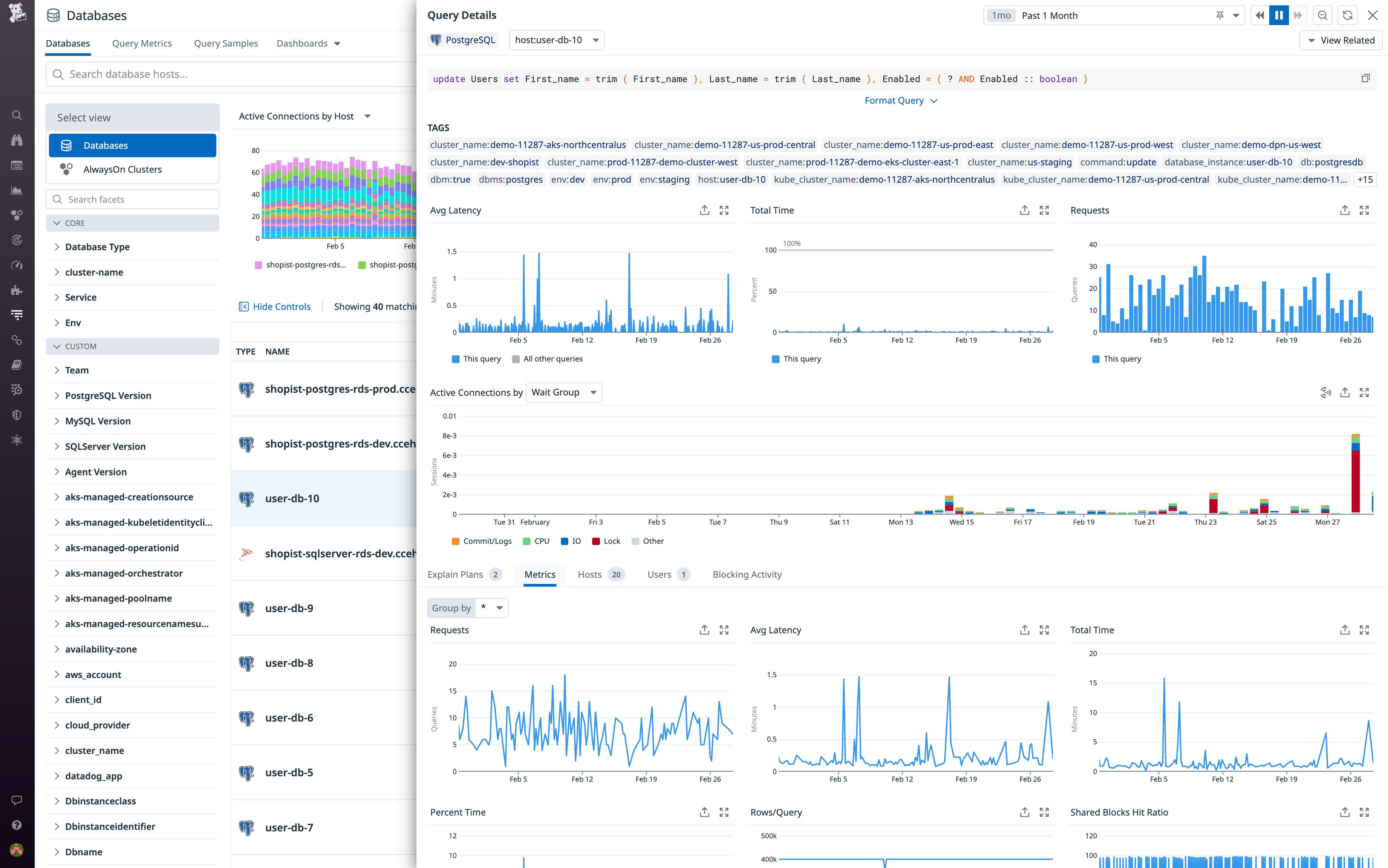 Troubleshoot blocking queries with Datadog Database Monitoring | Datadog