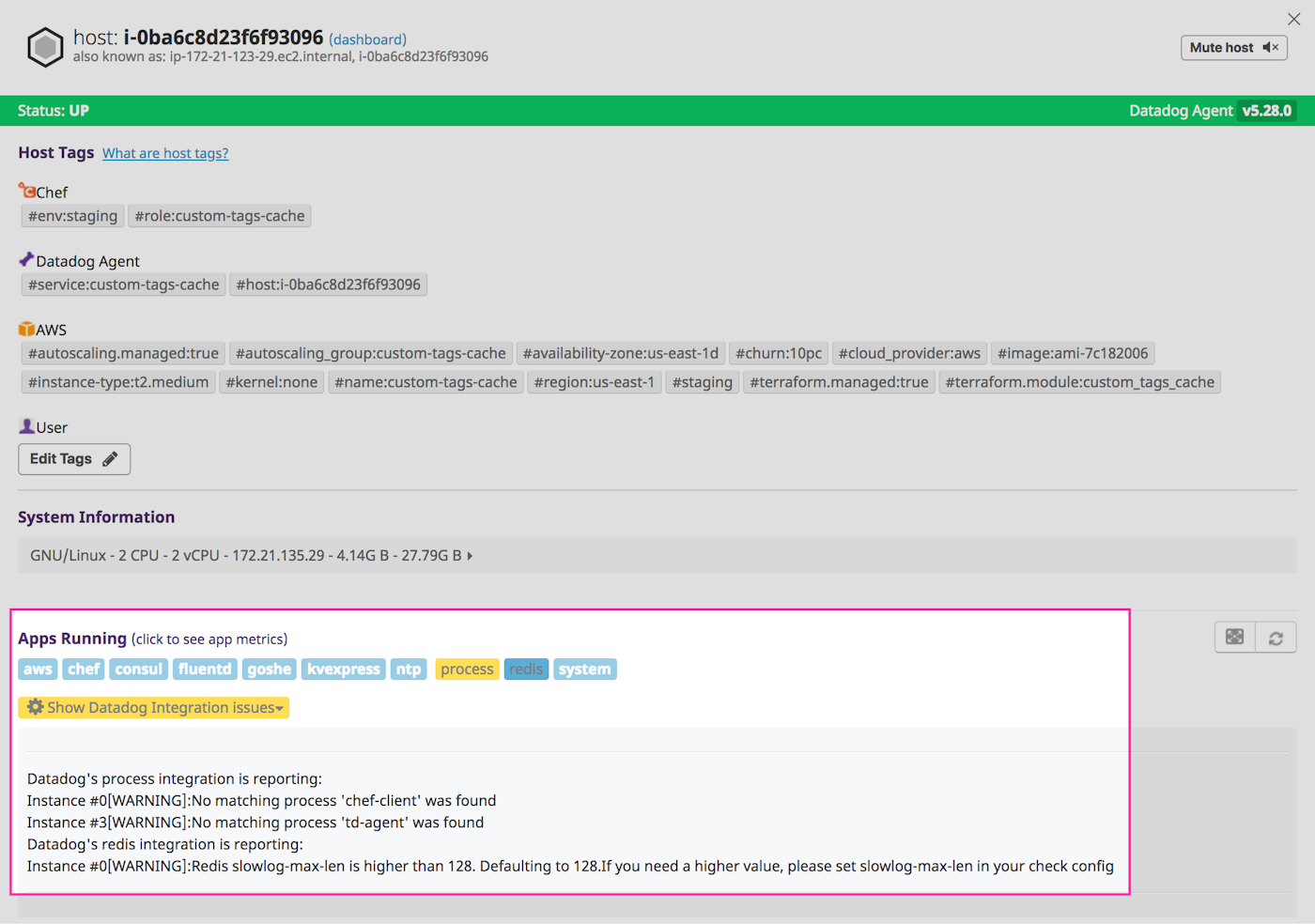 Monitor your monitoring with Agent check status reporting | Datadog