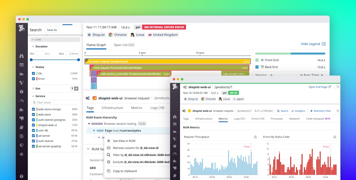 Unify APM and RUM Data for Full Stack Visibility Datadog