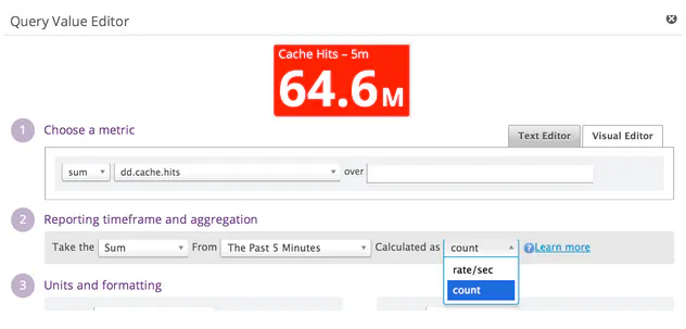 Visualize StatsD Metrics With Counts Graphing | Datadog