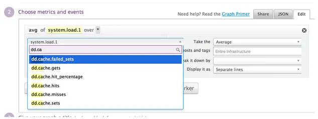 Visualize StatsD Metrics With Counts Graphing | Datadog