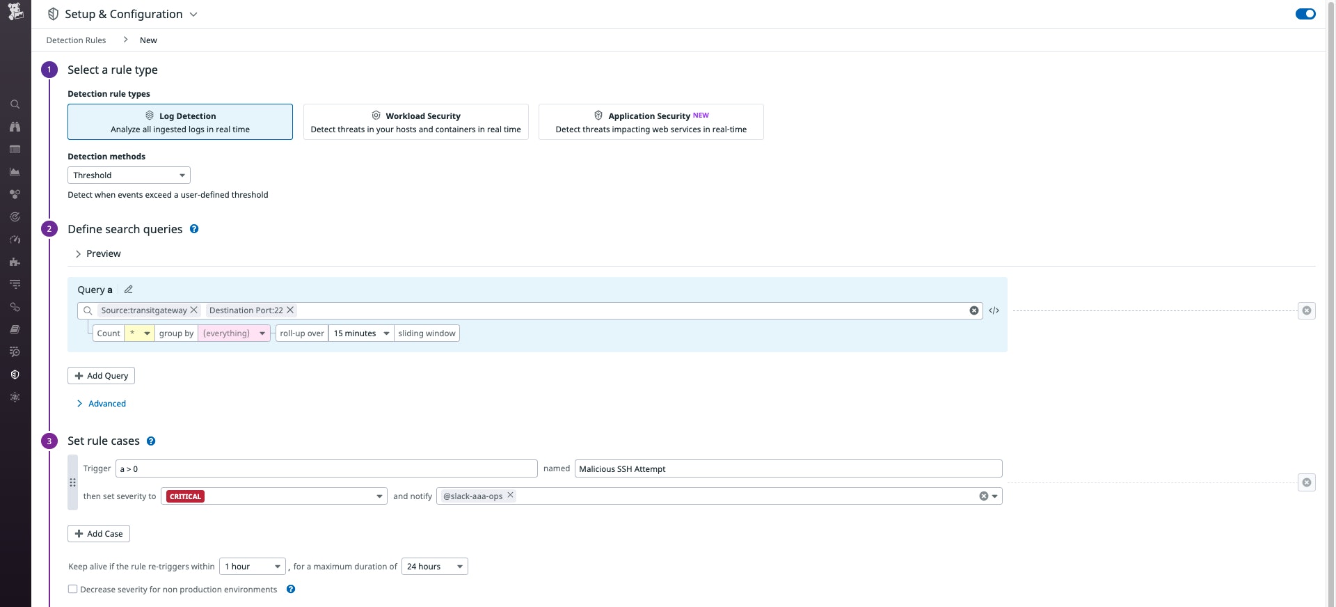 Export to a security detection rule Export to a security detection rule