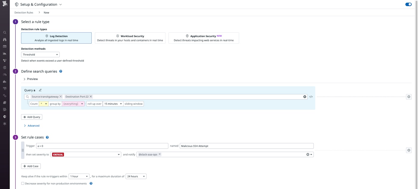 Export to a security detection rule Export to a security detection rule