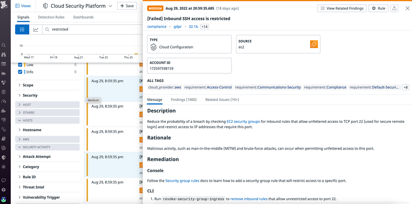 Monitor Flow Logs to Ensure VPC Security With Datadog | Datadog