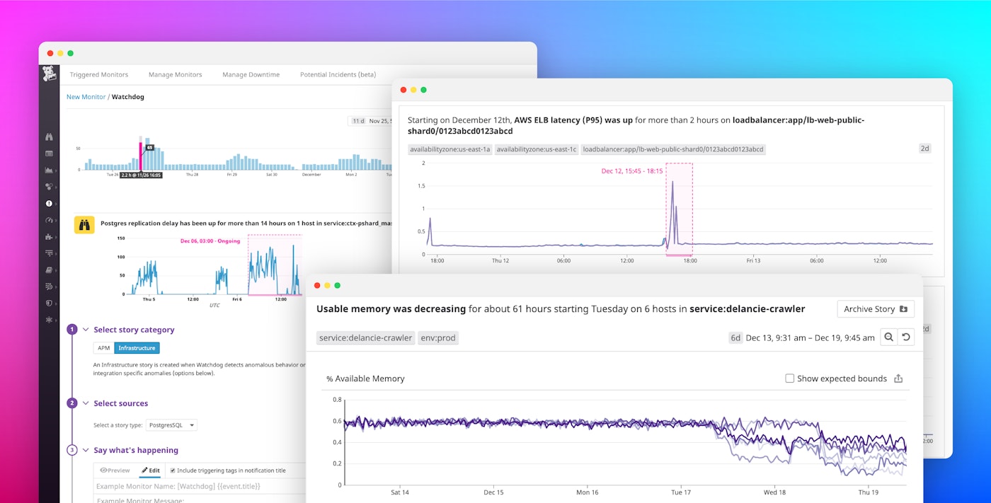 Watchdog for Infra automatically detects infrastructure anomalies Watchdog for Infra automatically detects infrastructure anomalies