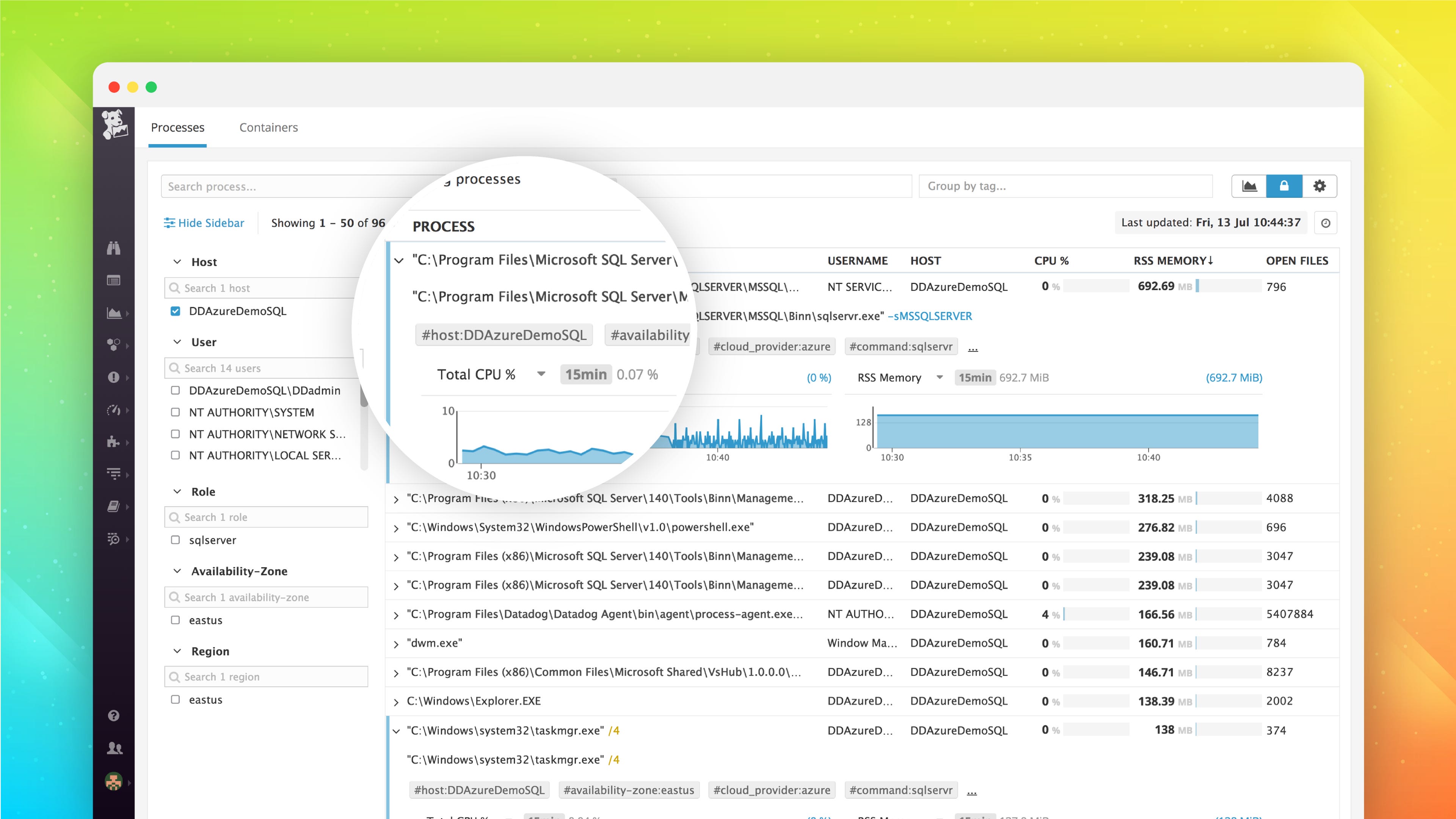 Announcing Windows Support in Datadog Process Monitoring | Datadog