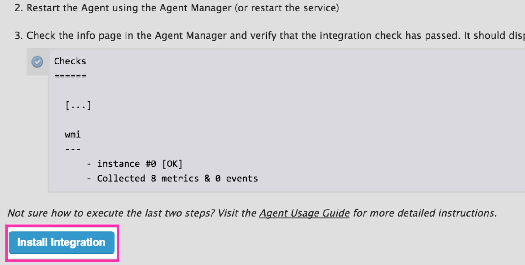 Enable the integrations