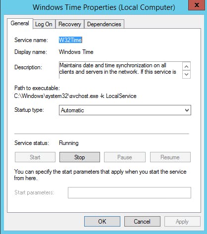 Windows service shortname