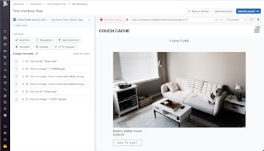 Test with ease and speed Codeless Recorder