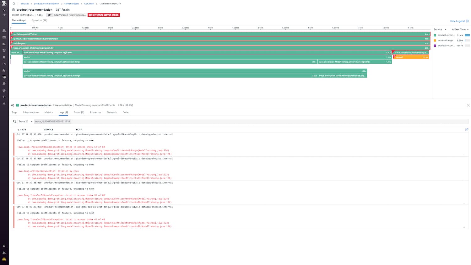 Reduce service latency and errors with Java flamegraphs