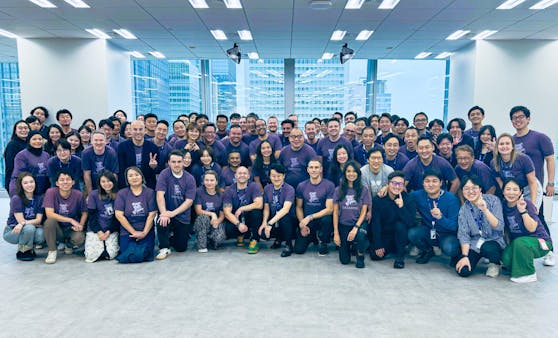 giving back team photo