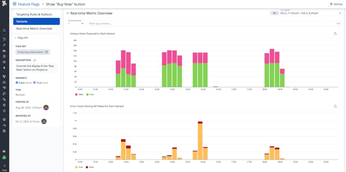 Accelerate troubleshooting by correlating flags with observability data Accelerate troubleshooting