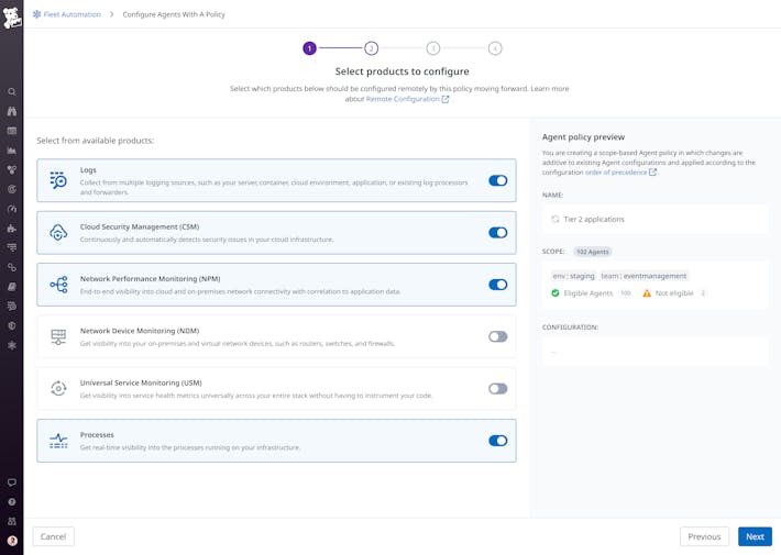 Manage Agent configurations Manage Agent configurations