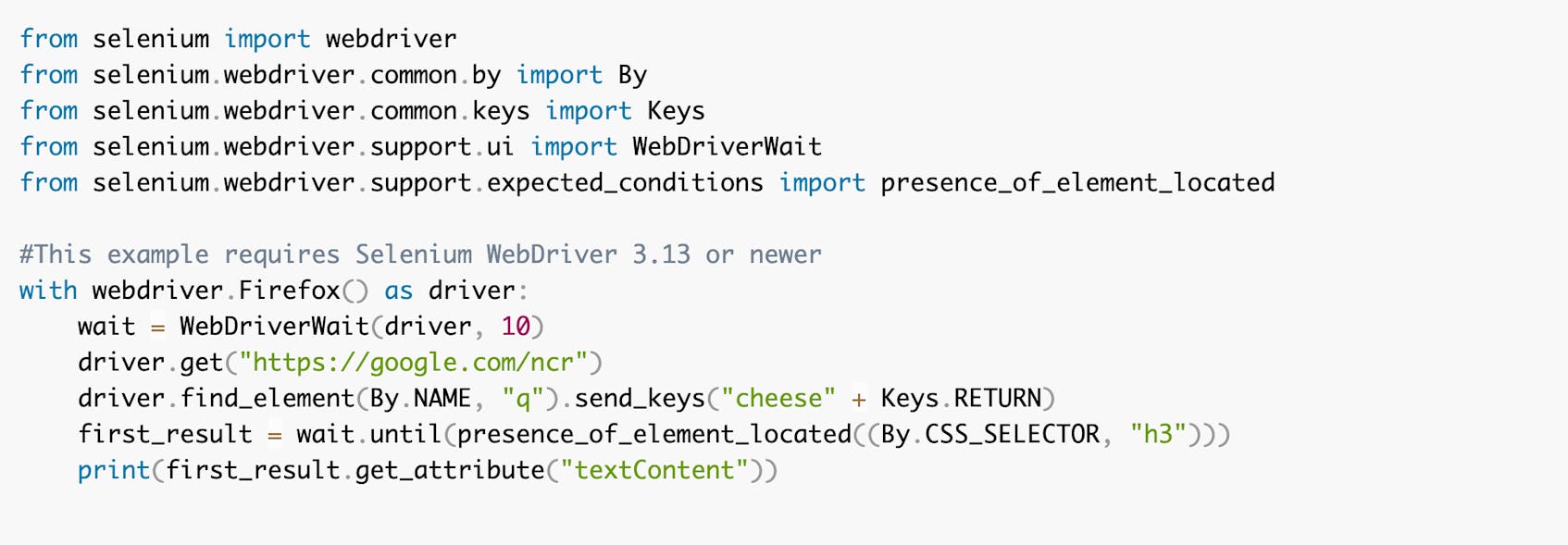 Browser test scripts, like the one shown above, break easily and pose other challenges.