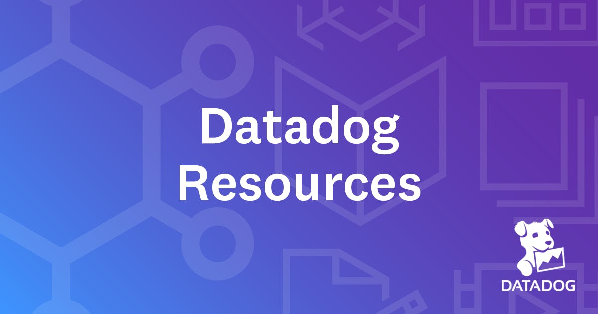 Resources | Datadog image