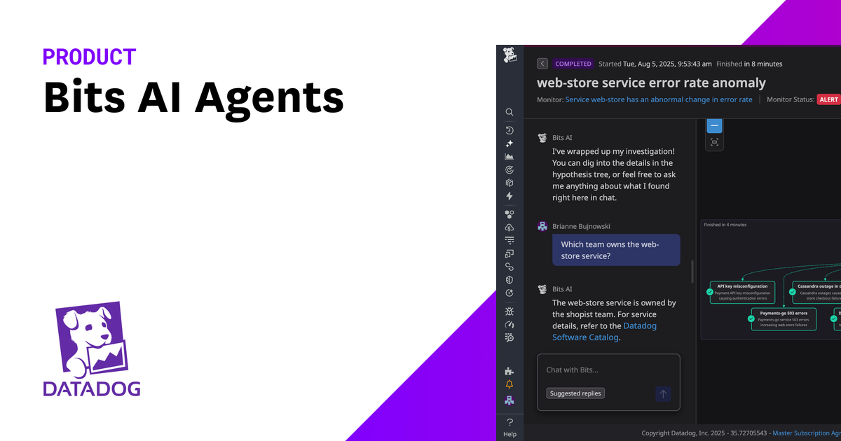 Datadog Uiimage Bits AI Agents | Datadog