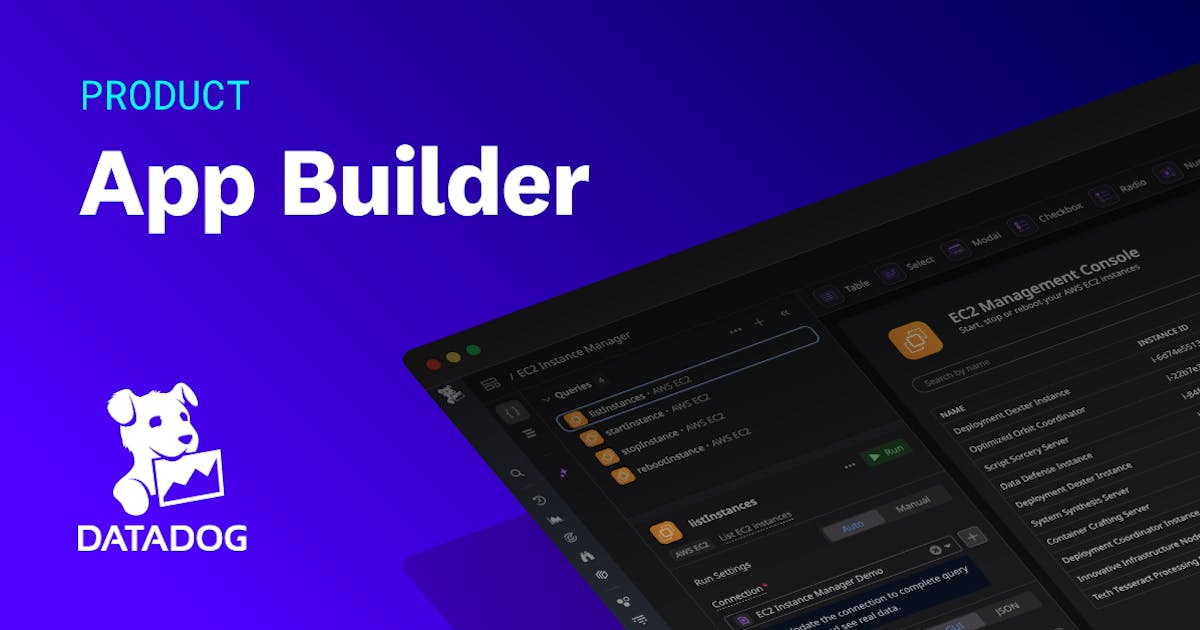 App Builder Datadog