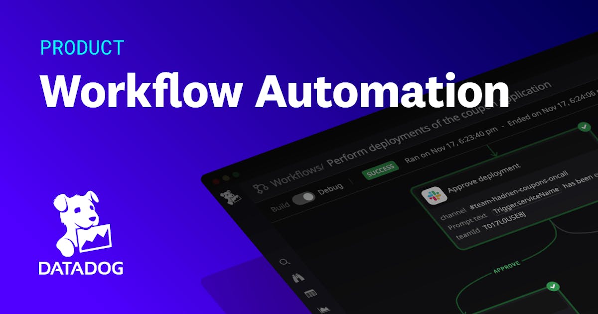 Workflow Automation | Datadog