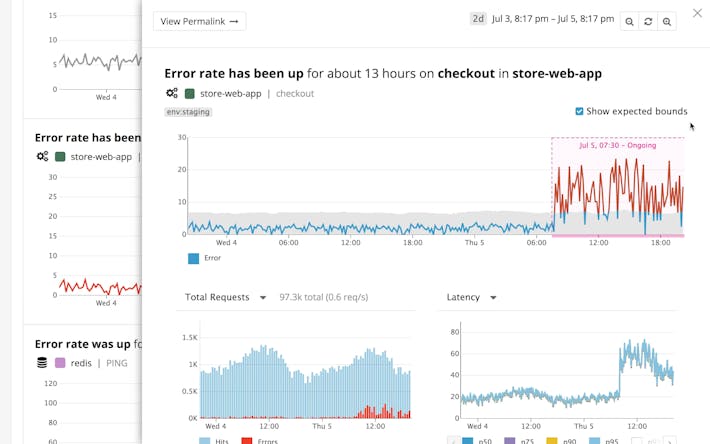 Ensure optimal performance with machine learning-powered alerts Ensure optimal performance with machine learning-powered alerts