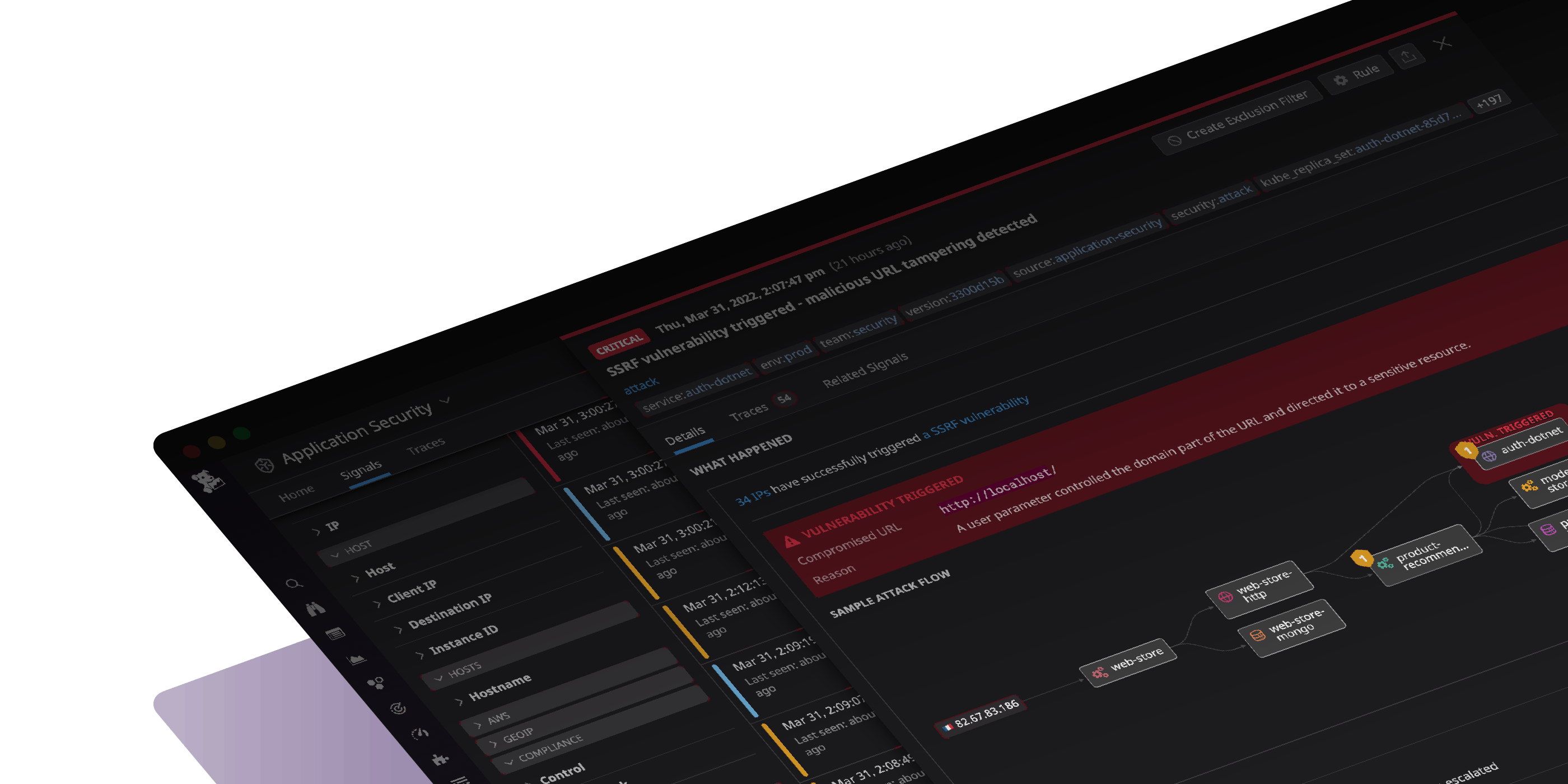 Detect, prioritize, and respond to application threats and vulnerabilities in production