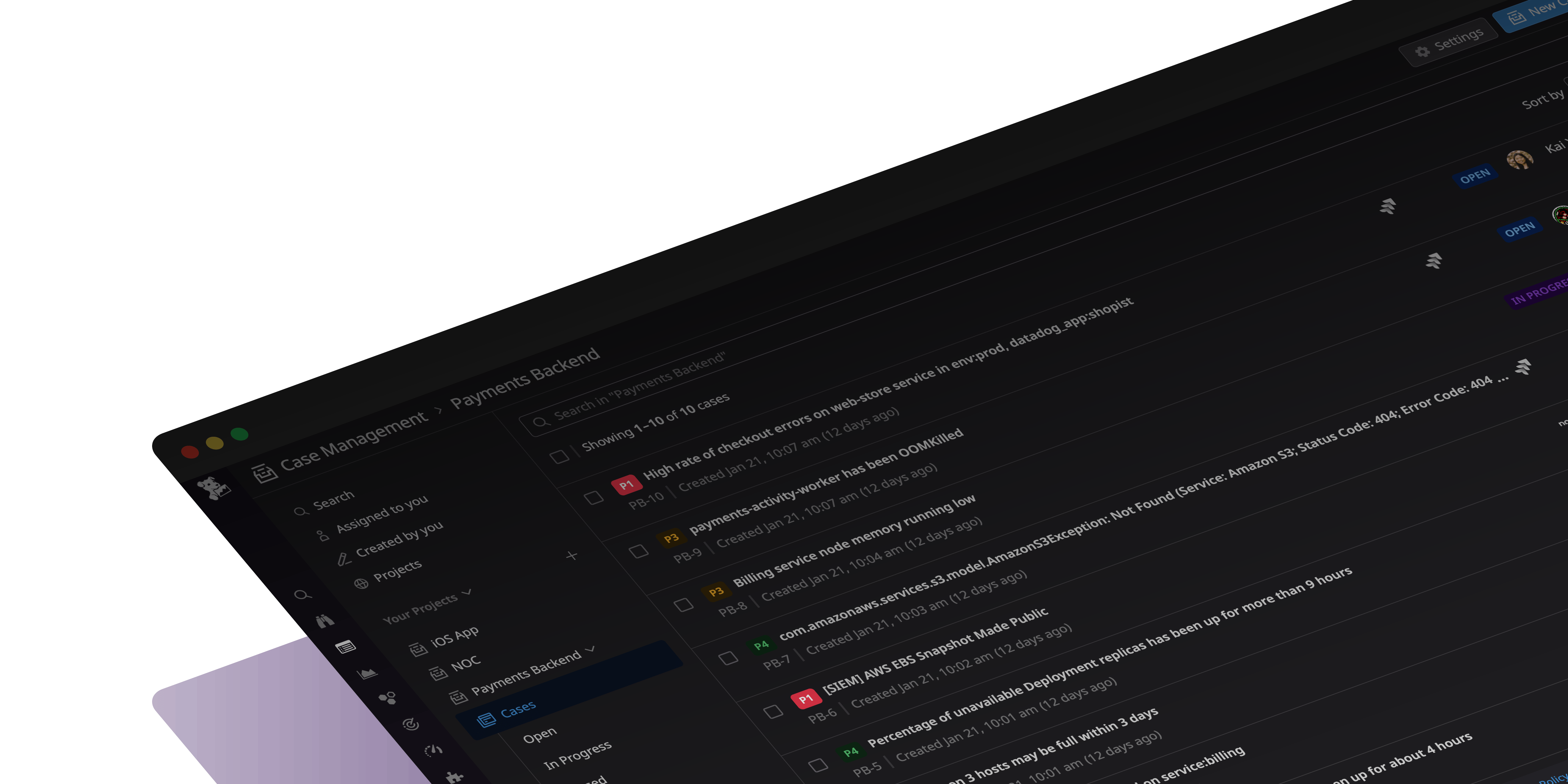 Triage, assign, and close tickets faster with integrated observability