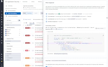 Accelerate Remediation with Source Code Integration Fix code vulnerabilities with guided remediation steps to improve security posture