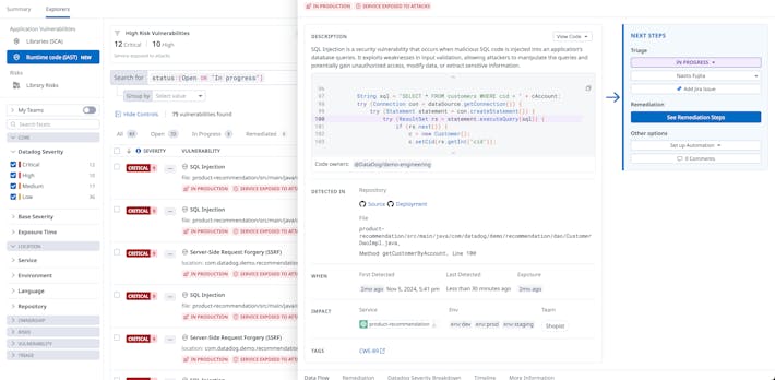 Detect and fix issues faster in runtime and production code with observability context from Runtime Code Analysis Detect and fix issues faster in runtime and production code with observability context from Runtime Code Analysis