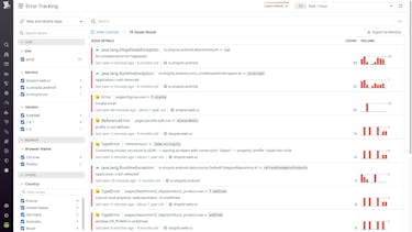 類似のエラーを自動的に問題に集計する 類似のエラーを自動的に問題に集計する