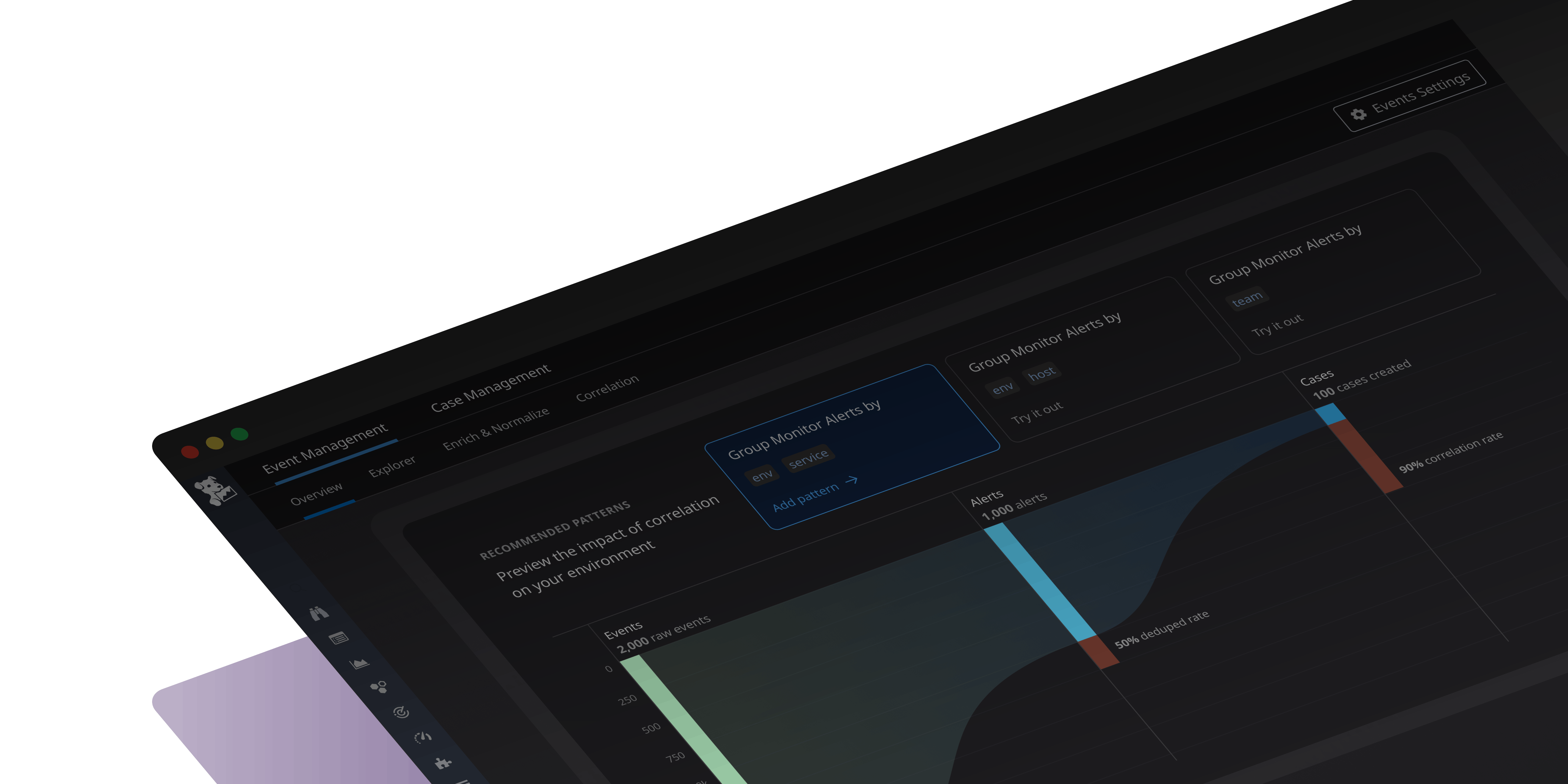 Transform alert fatigue into actionable insights and accelerate remediation with automated event correlation
