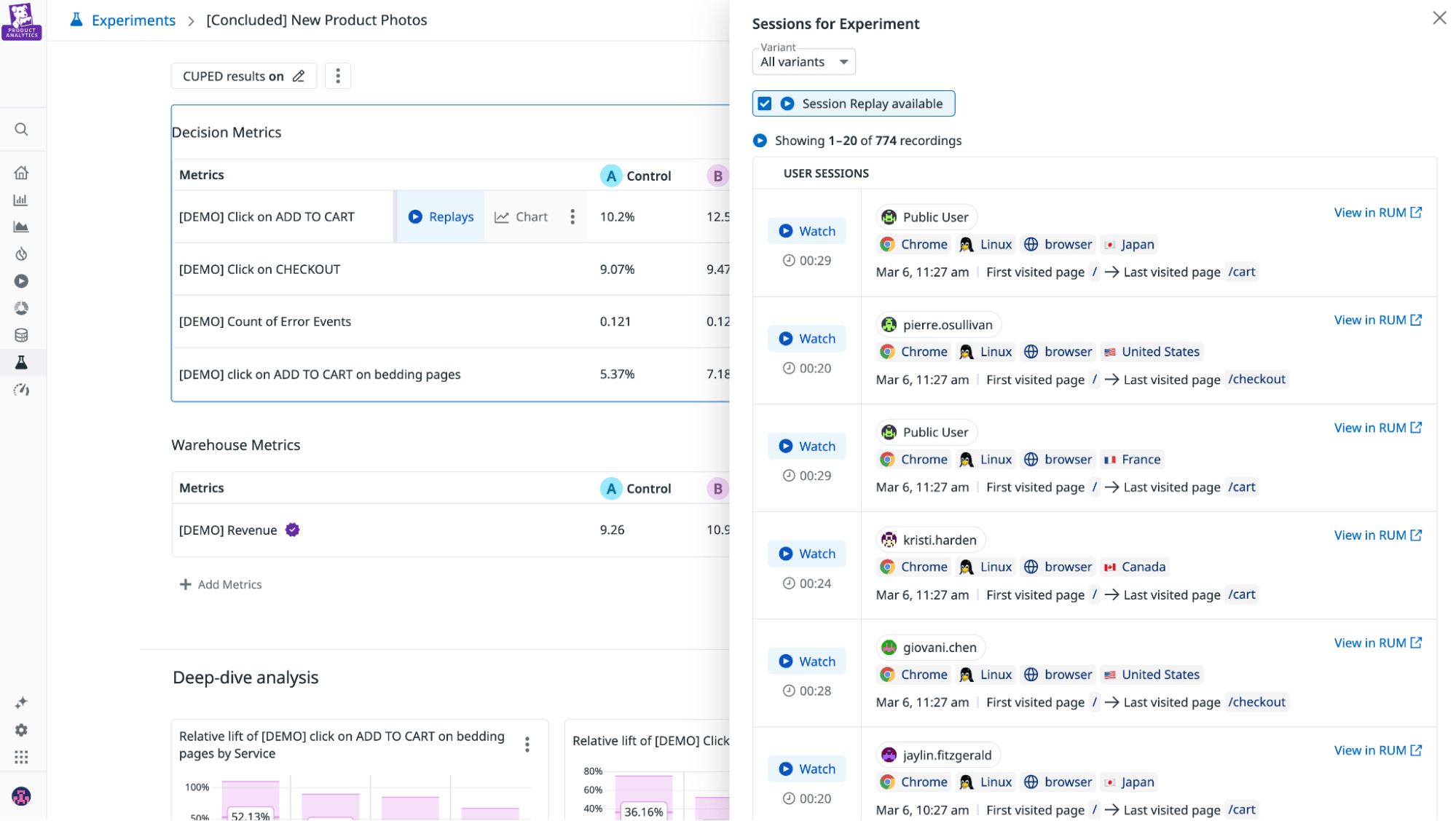 Experiment without compromising performance