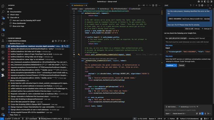 Improve your code’s performance, reliability, and security faster with real-world observability data in your IDEs