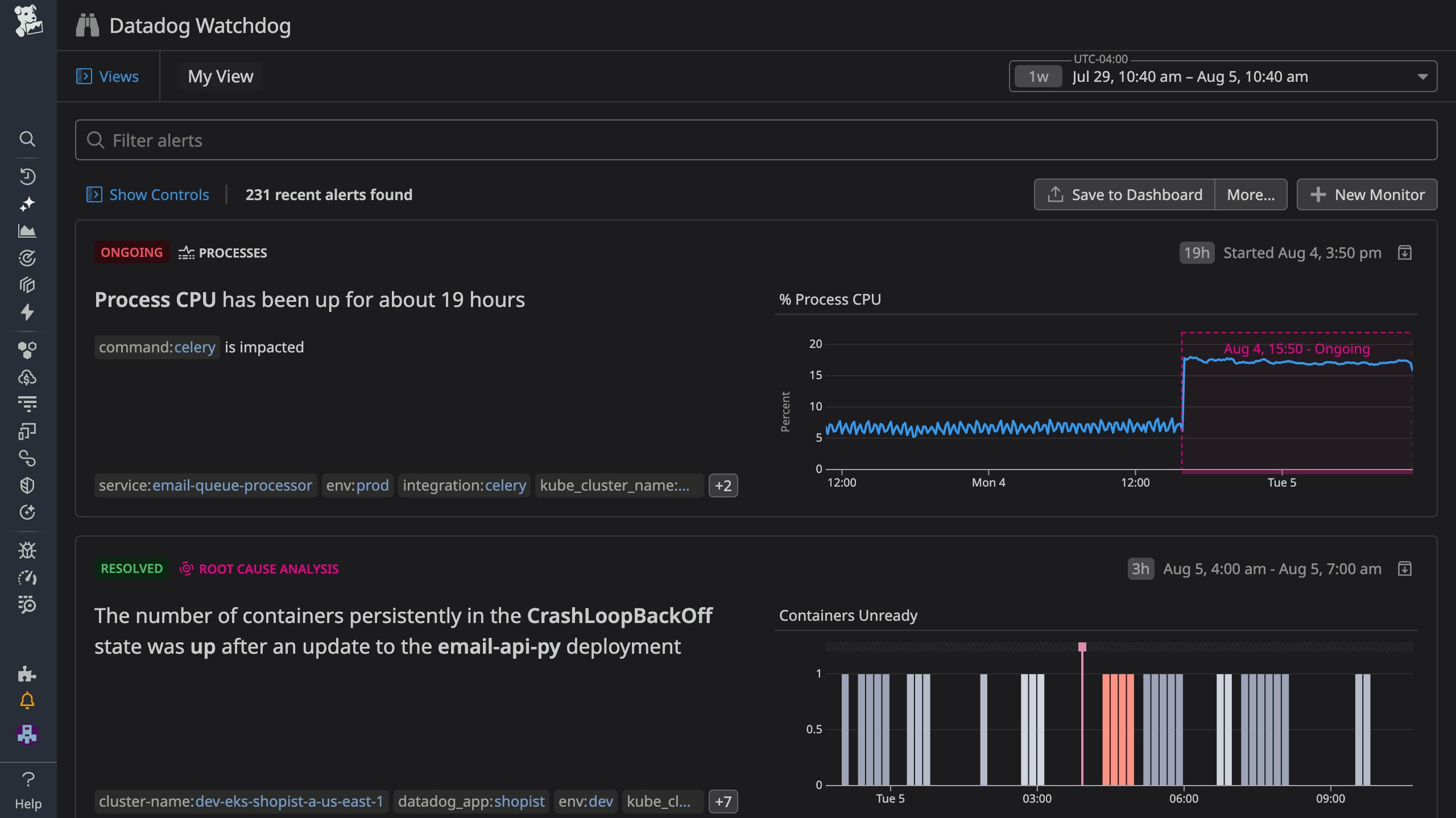 Detect and resolve issues quickly with AI across the Datadog platform