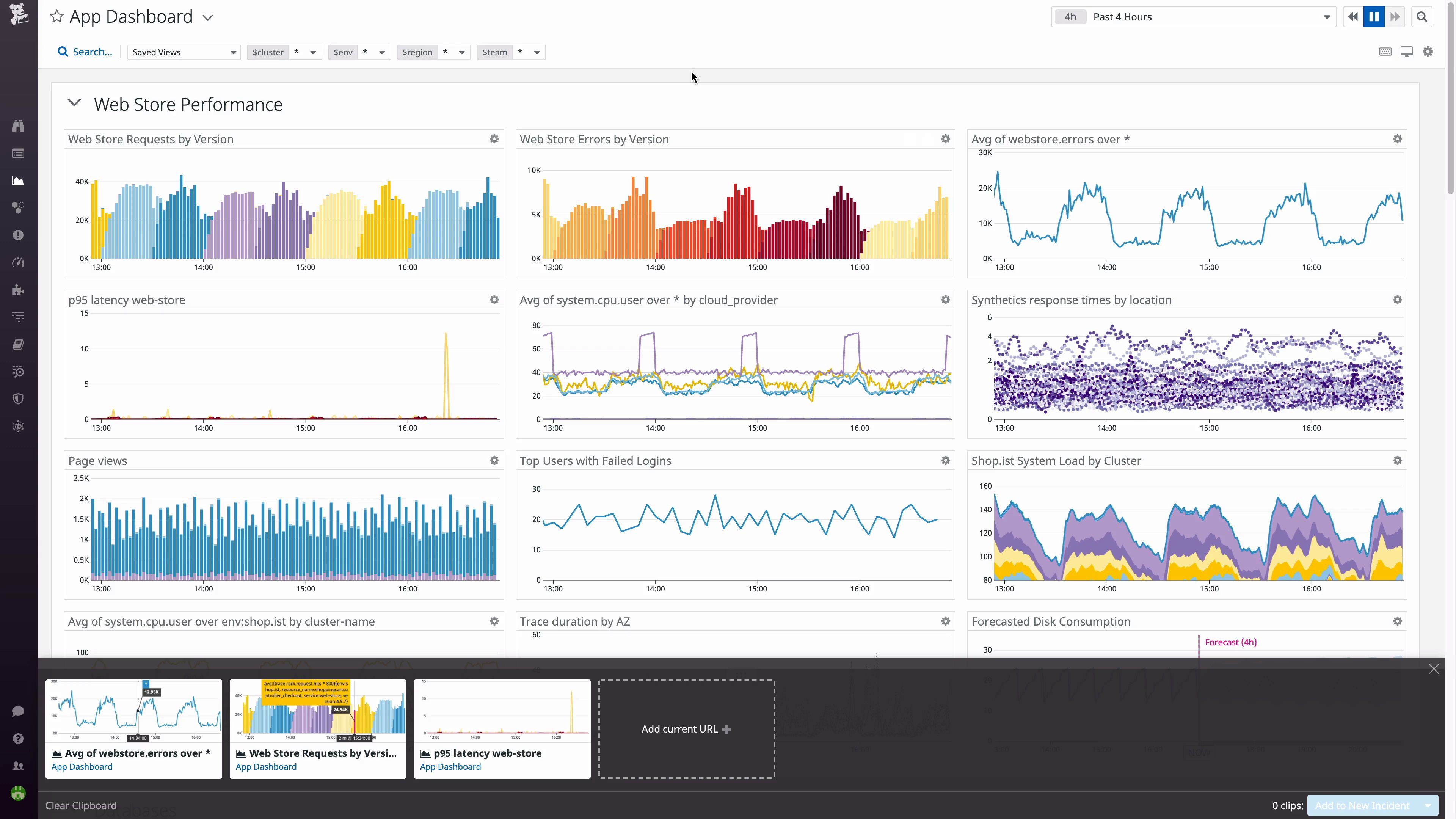 Improve your incident response with monitoring data from across your stack in a unified platform.