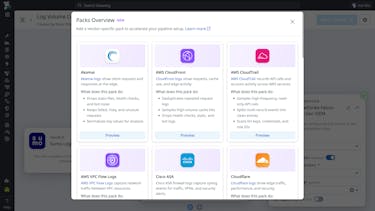 Easily control costs and noise on the stream Cost-effective processing and routing of all your logs
