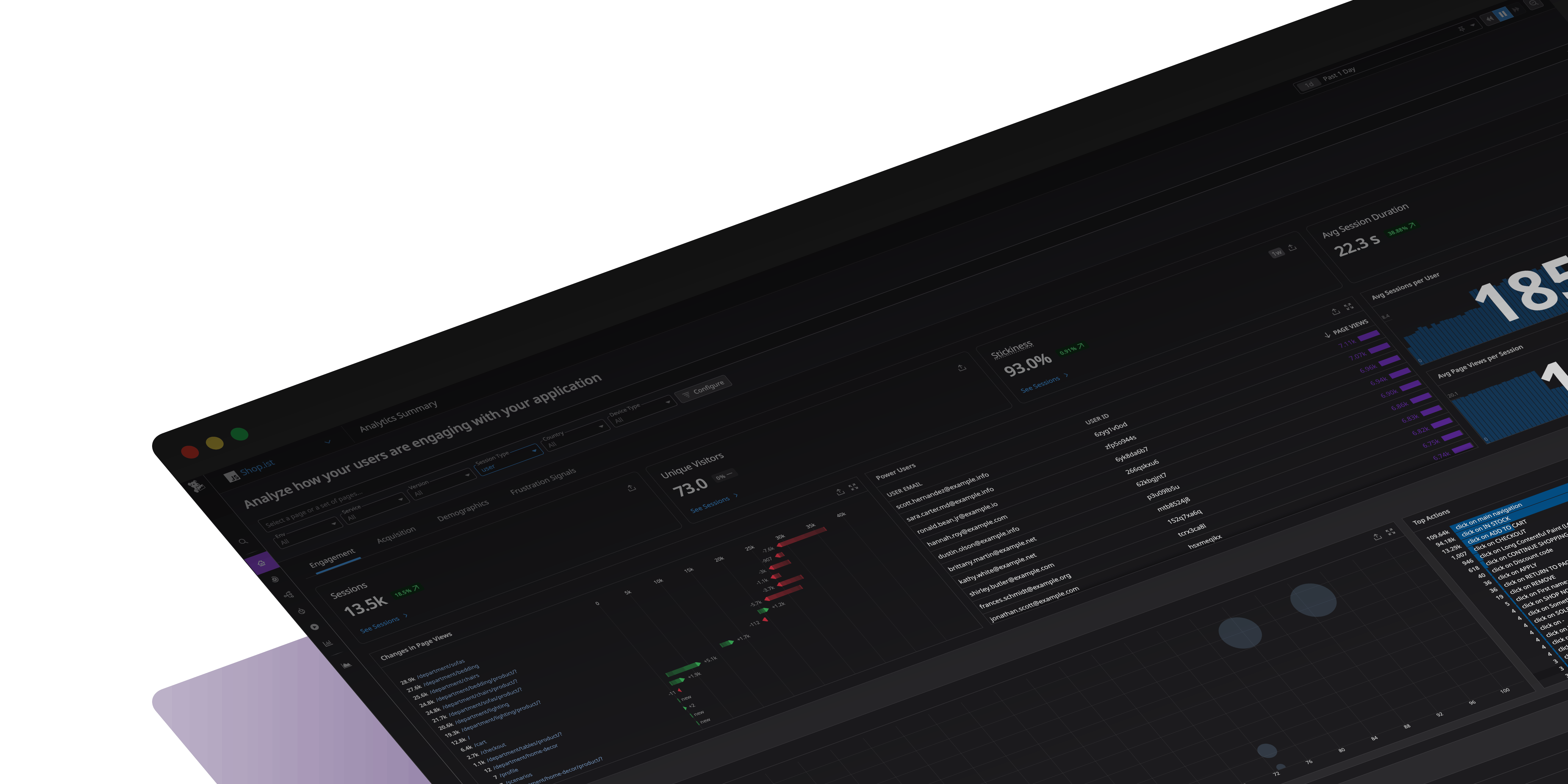 Prioritize product development decisions with quantitative insights into user experiences and behavior