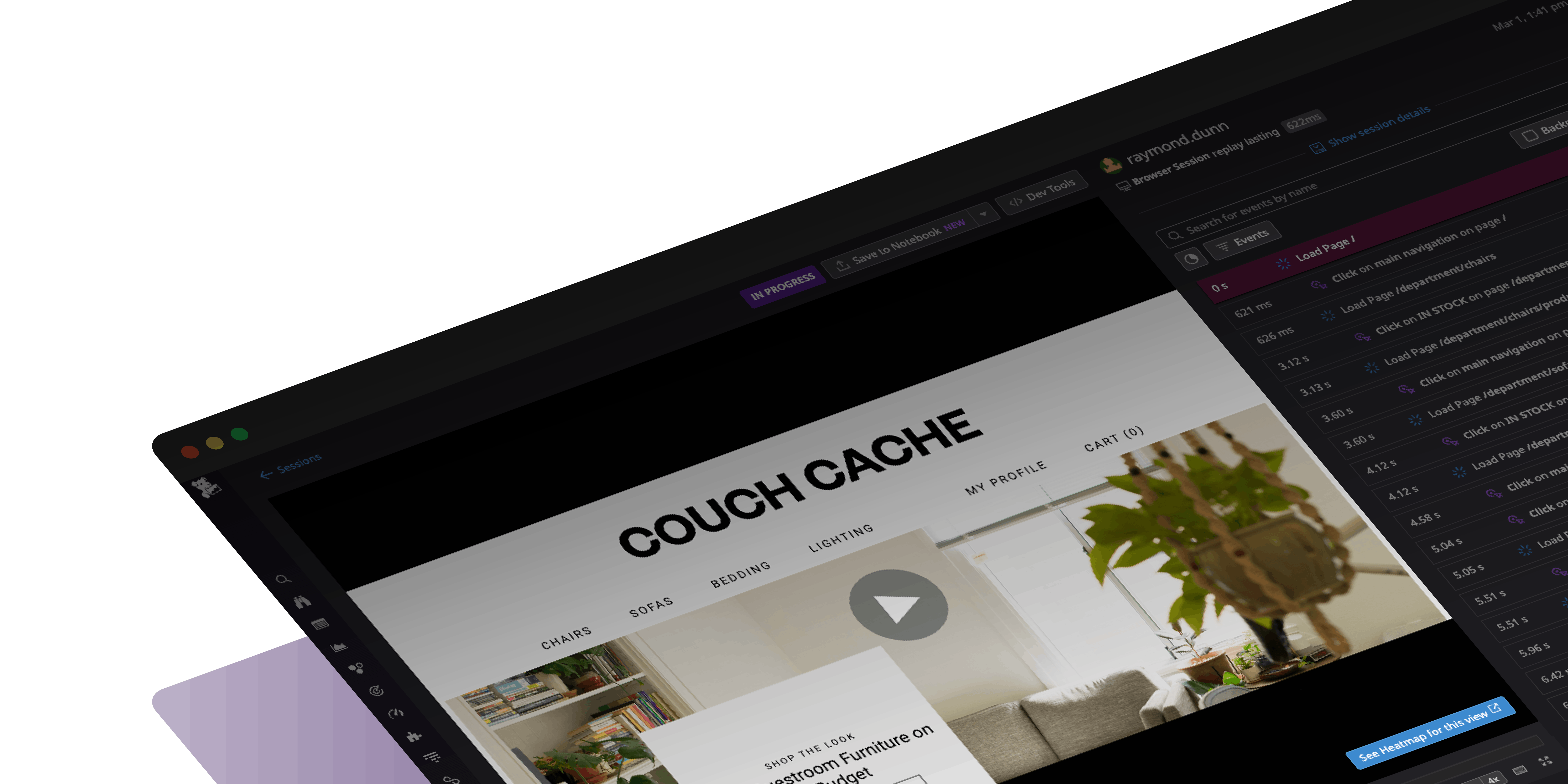 Capture and visually replay your users’ web and mobile experience